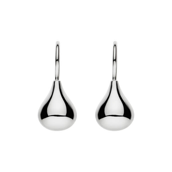 Najo - Baby tears drop earrings in sterling silver 8x18mm