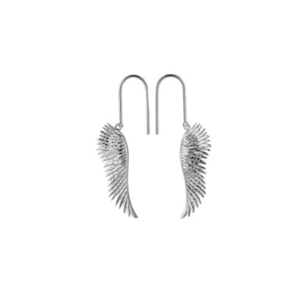 Karen Walker cupids wing hook earrings in sterling silver