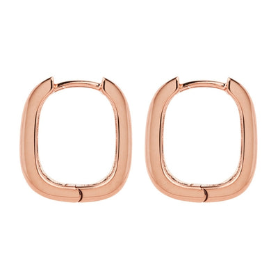 Najo - Elysium hoop earrings in rose gold plated sterling silver