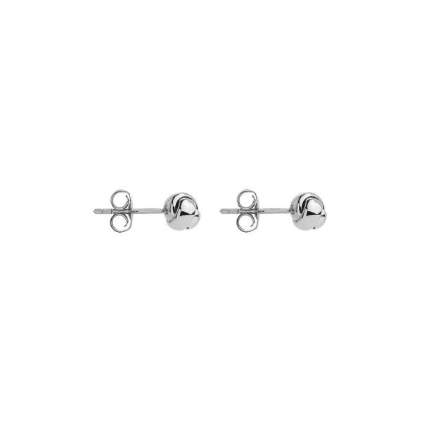 Najo - Floret round flower bud stud earrings in sterling silver