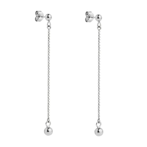 Najo - Sunbeam drop stud earrings in sterling silver