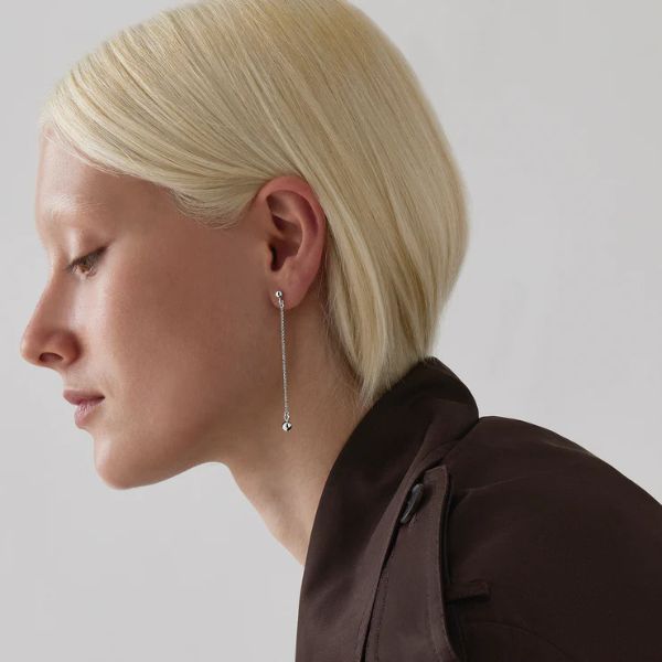 Najo - Sunbeam drop stud earrings in sterling silver