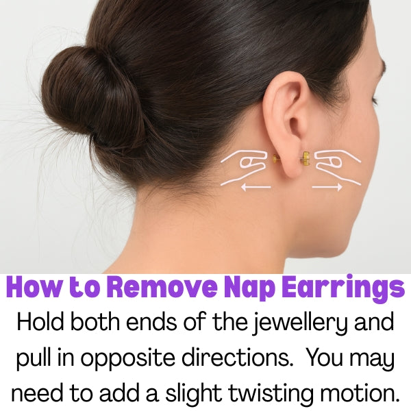 Single triangle helix flat back earring with cubic zirconia in silver