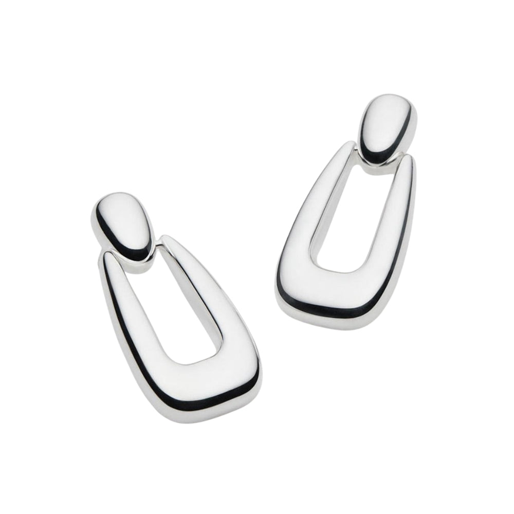Najo - the haze door knocker earrings in sterling silver