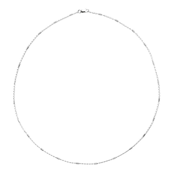 Najo - Rod & link chain in sterling silver - 45cm