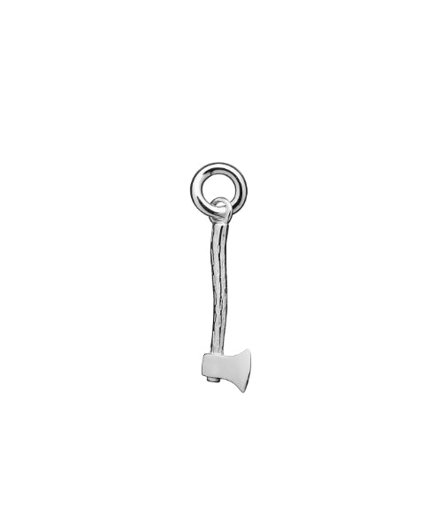 Karen Walker mini axe charm in sterling silver