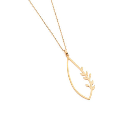 Enchanted necklace in gold plated steel on 70cm chain