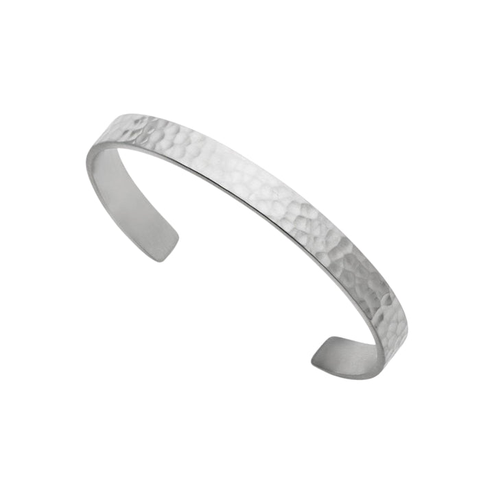 Najo - the daylight mens textured cuff in sterling silver