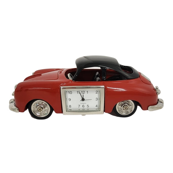 Collectable red porsche anlalogue clock