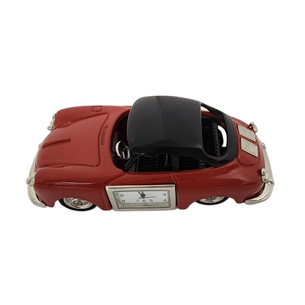 Collectable red porsche anlalogue clock