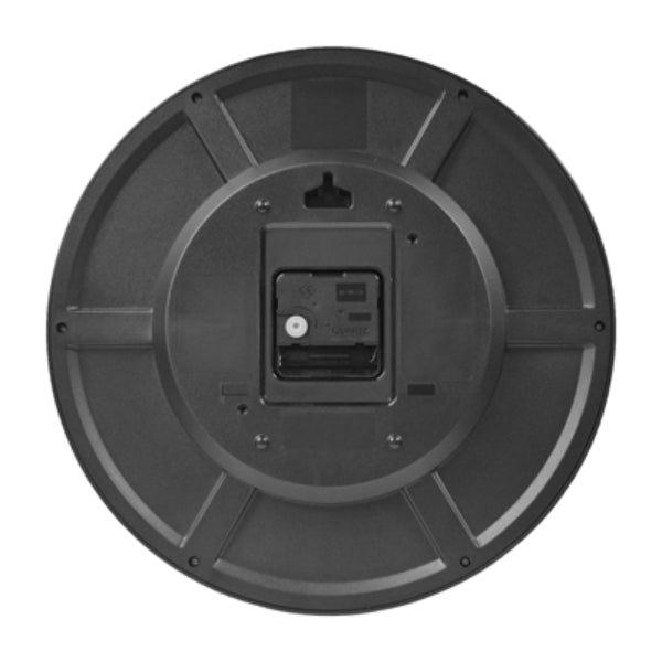 Seiko quartz wall clock in black