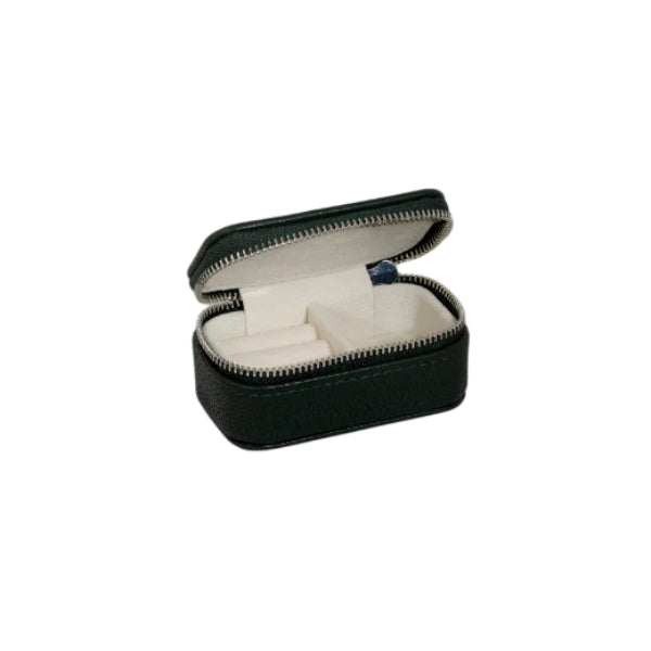 Evolve micro jewellery box - forest leather
