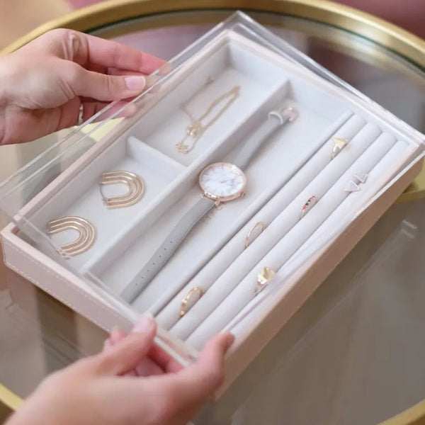 Stackers clear acrylic lid for jewellery boxes