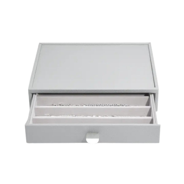 Stackers classic drawer necklace layer in pebble grey