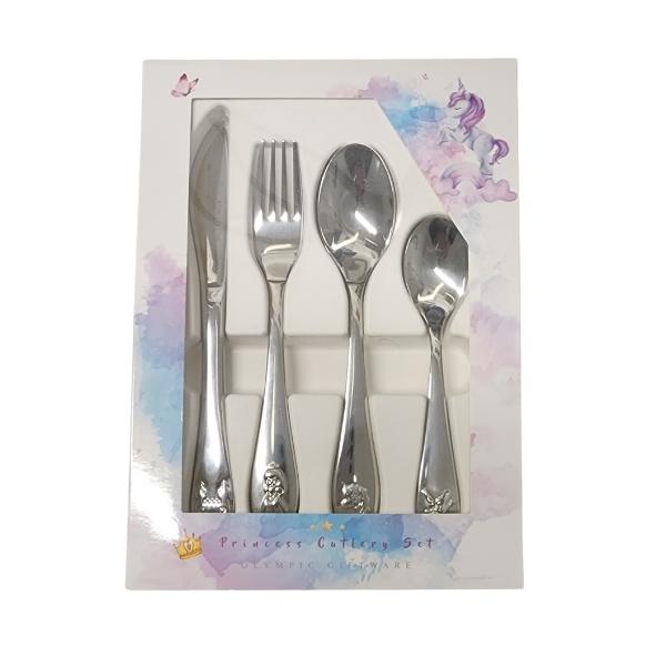 Princess cutlery set in stainless steel